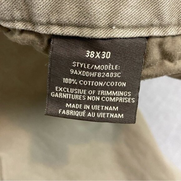 Denver Hayes Cargo Pants 100% Cotton 38X30 Beige - Picture 8 of 12